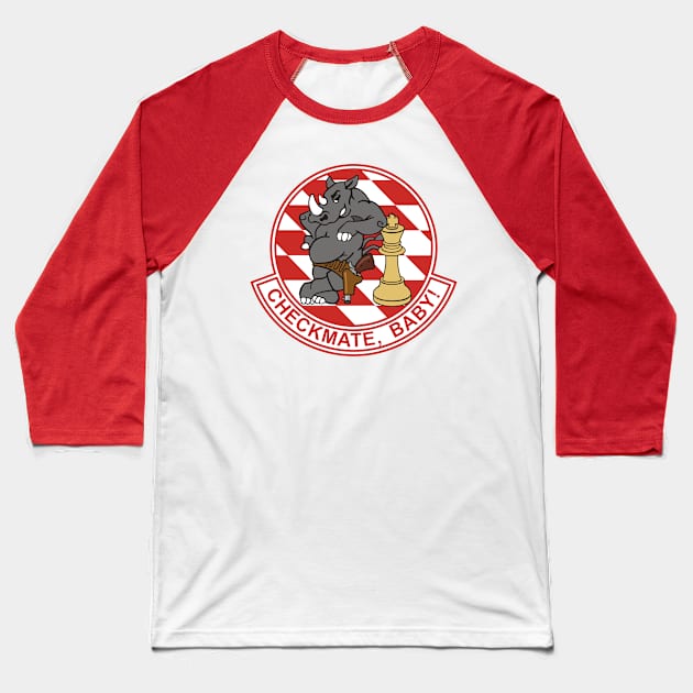 F/A18 Rhino - VFA211 Checkmates Baseball T-Shirt by MBK